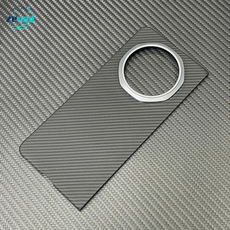 For Honor Magic V6 Fold Aramid Carbon Fiber Phone Case Magnetic Slim Lightweight Shockproof Anti-Drop Protective Cover